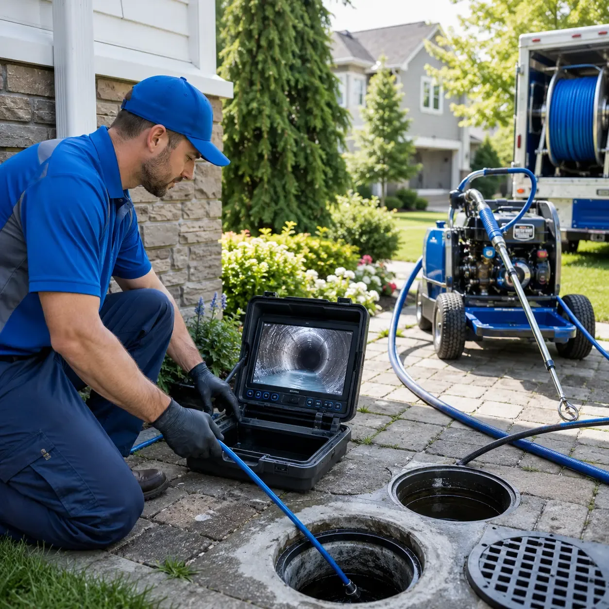 Outdoor drain cleaning professionals serving Roxbury, ME